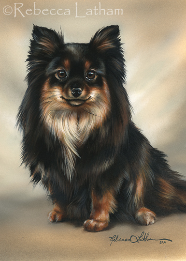 This is a commissioned work that I just completed and the steps to create the painting.